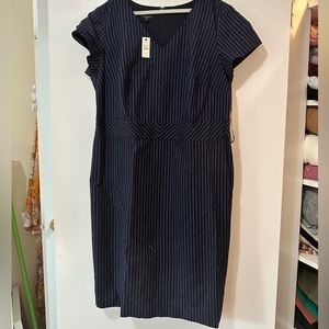NWT navy striped dress